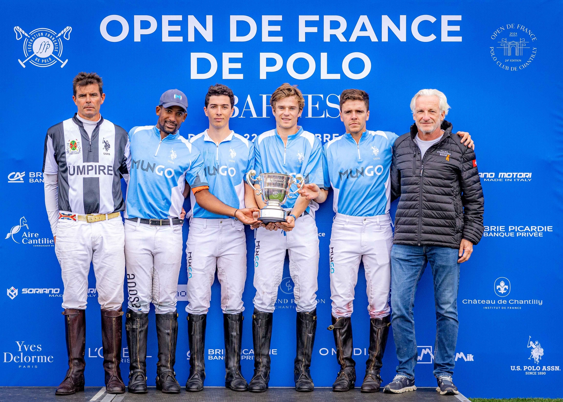 Mungo Polo Team Wins Standing Rock Fair Play Award at the Open de France Barnes