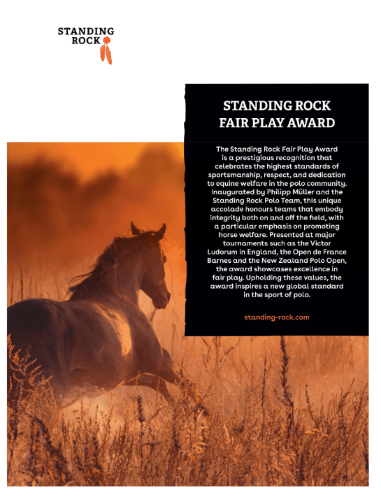 NZ POLO OPEN MAGAZINE 2025: Standing Rock Fair Play Award
